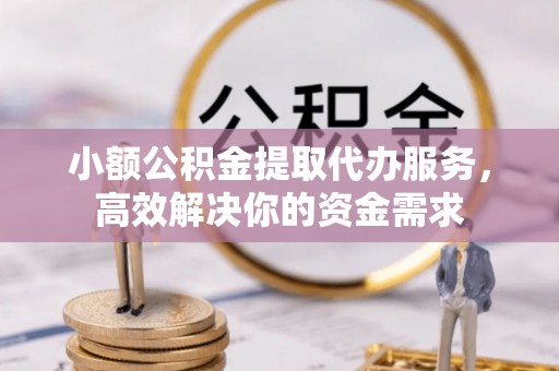 管理小额公积金提取代办服务，高效解决你的资金需求