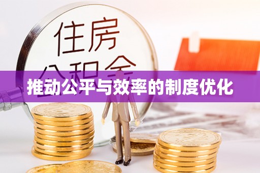 管理推动公平与效率的制度优化