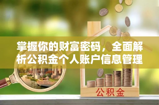 管理掌握你的财富密码，全面解析公积金个人账户信息管理与优化