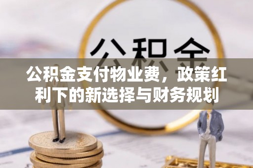 管理公积金支付物业费，政策红利下的新选择与财务规划
