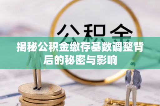 管理揭秘公积金缴存基数调整背后的秘密与影响