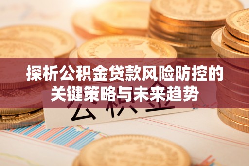 管理探析公积金贷款风险防控的关键策略与未来趋势