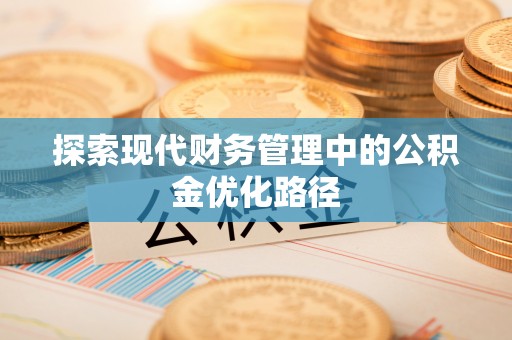 管理探索现代财务管理中的公积金优化路径