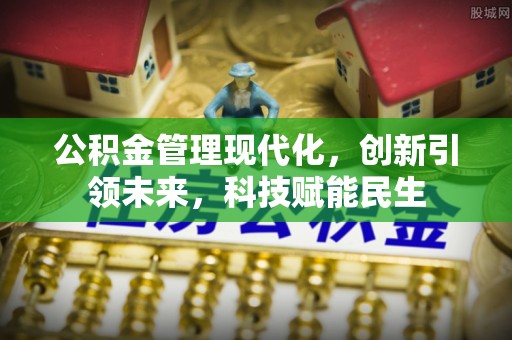 管理公积金管理现代化，创新引领未来，科技赋能民生