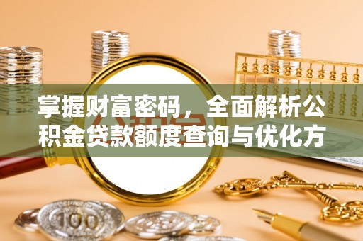 管理掌握财富密码，全面解析公积金贷款额度查询与优化方案