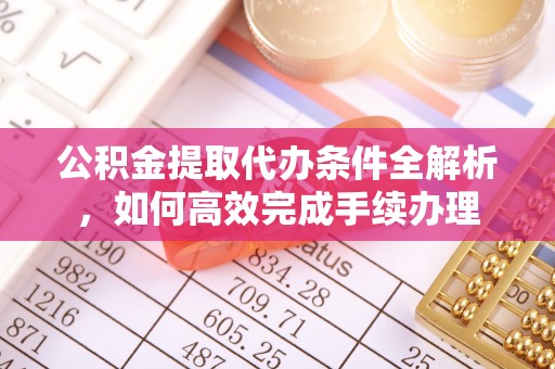 管理公积金提取代办条件全解析，如何高效完成手续办理